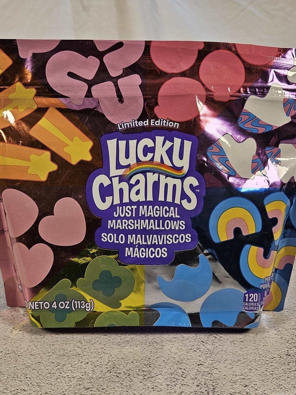 Lucky Charms Limited Edition Just Magical Marshmallows 4oz Bag Factory Sealed